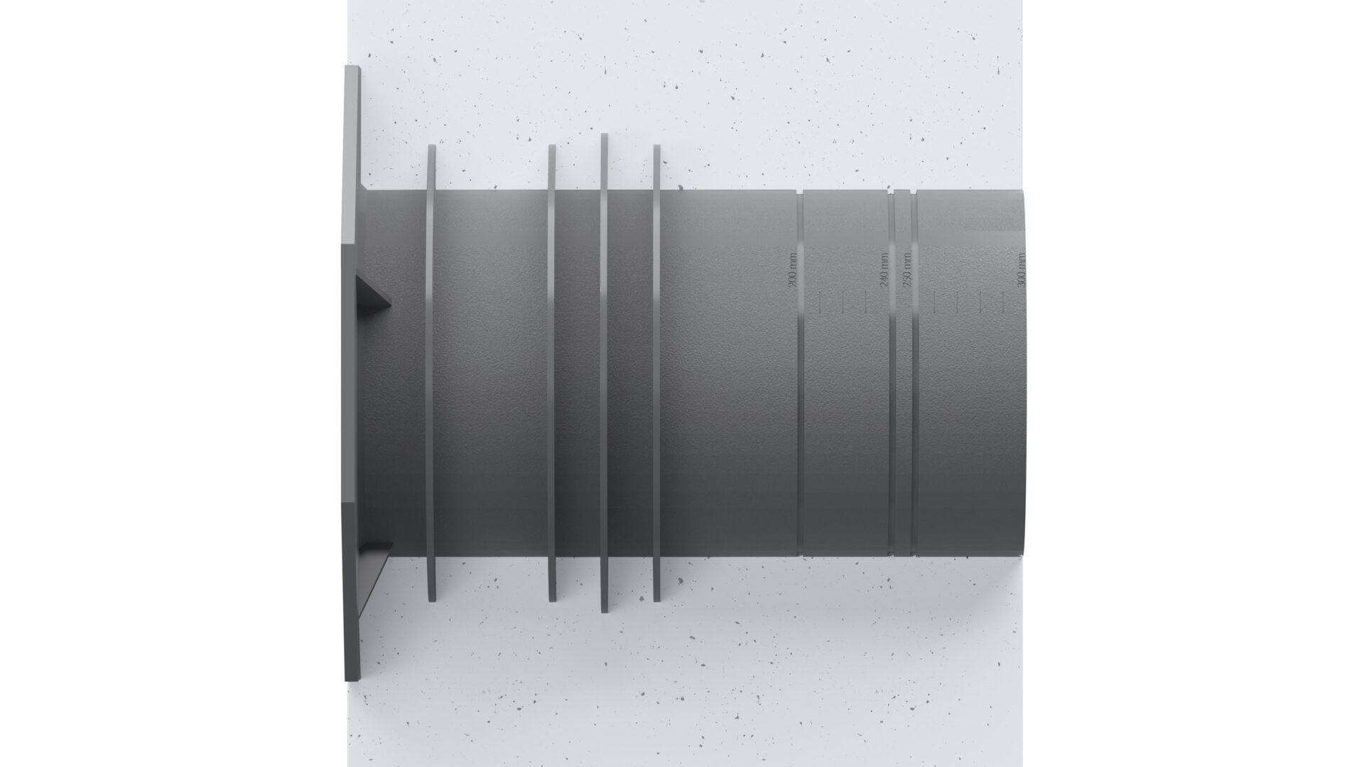 Unicut doorsnee wand